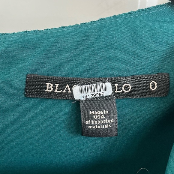 Black Halo Remus Dress in Green Size 0 - Picture 5 of 7